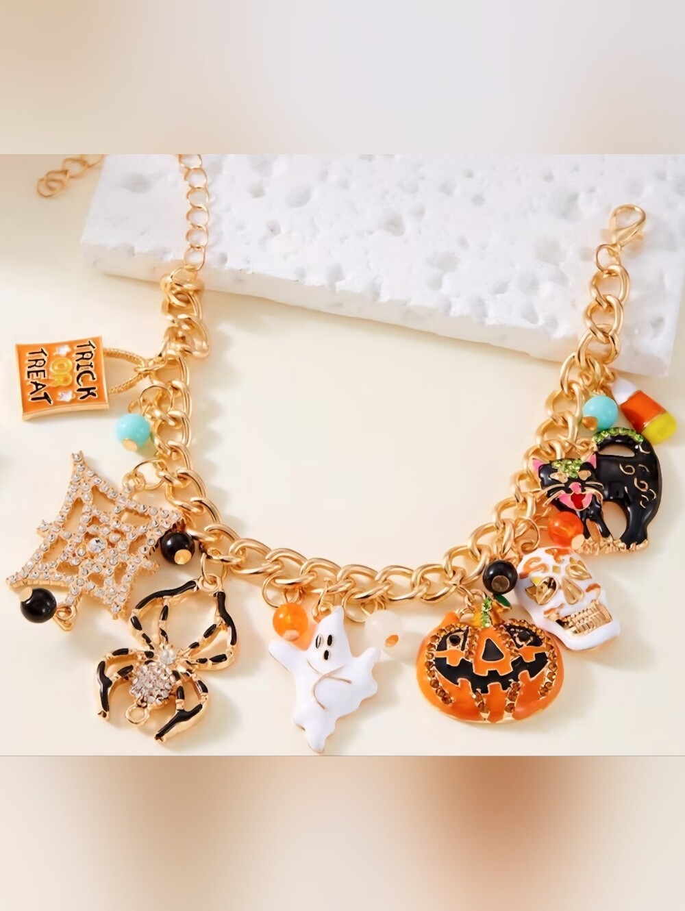 Halloween Charm Bracelet NWT